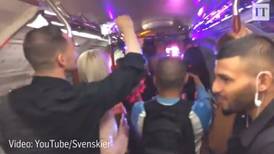 Watch: Police break up rave on London Underground