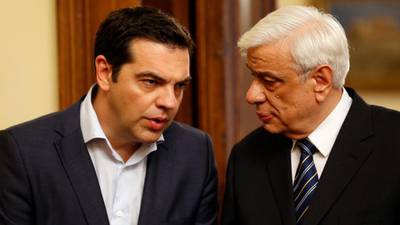 As money runs out, Greek president does not say debt relief is a red line