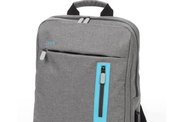 Charge your devices on the go with the Juku backpack