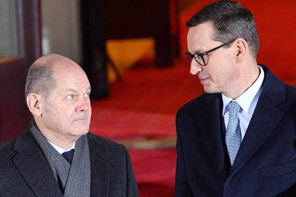 Tensions overshadow Olaf Scholz’s inaugural visit to Warsaw