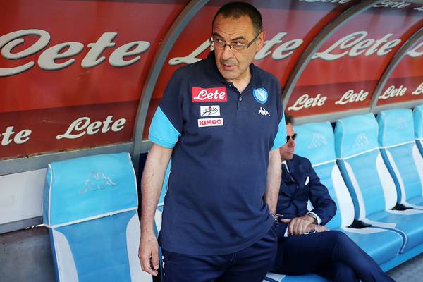 Napoli president expects Maurizio Sarri to take Chelsea job