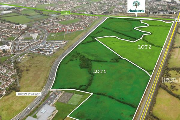 Site for up to 850 homes in Clonburris development for €11.5m