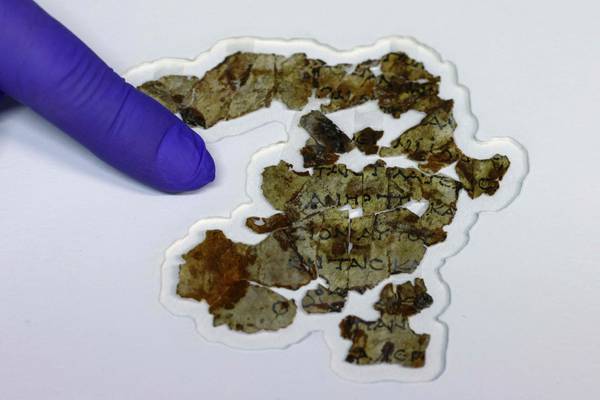 Dead Sea scroll fragments discovered in remote desert cave