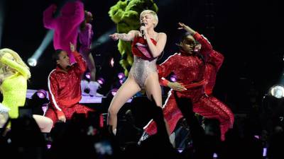 Miley  Cyrus brings her Bangerz tour to  O2
