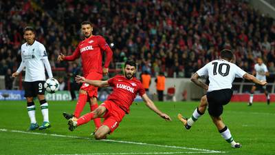 Liverpool left frustrated after dominating in Moscow
