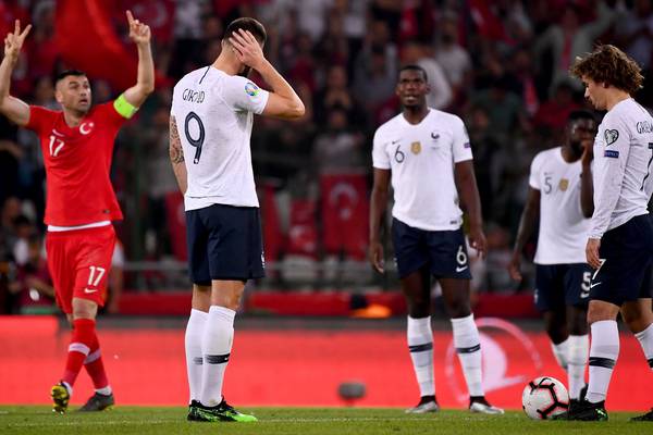 World champions France suffer defeat in Turkey