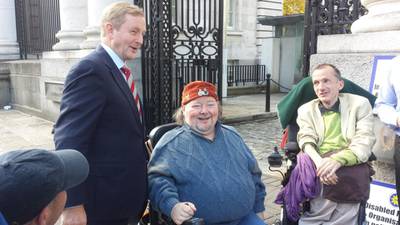 ‘Give us half a chance,’ disability activist asks Enda Kenny