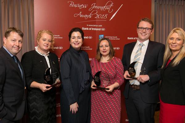 ‘The Irish Times’ leads business journalist awards
