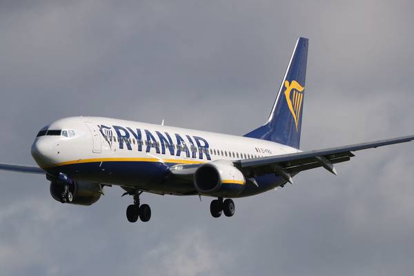 Ryanair passenger numbers up 6% last month as load factor rises