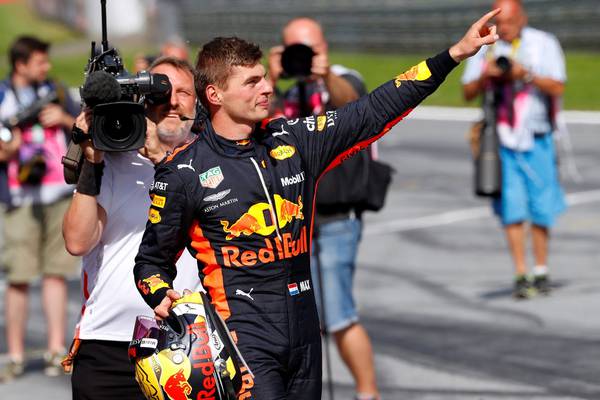 Verstappen gives Red Bull win on home track as Hamilton forced to retire