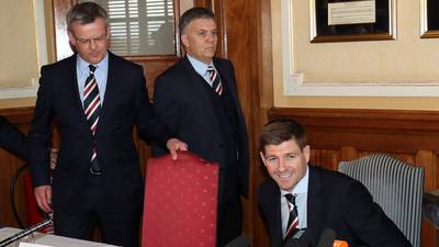 Steven Gerrard signs four-year deal as new Rangers boss