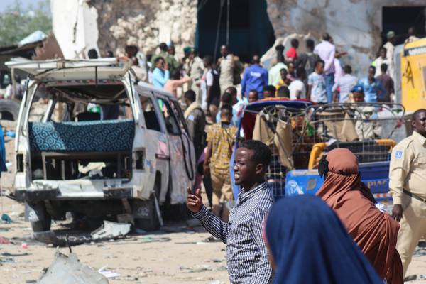 At least 90 people dead after bomb attack in Somalia