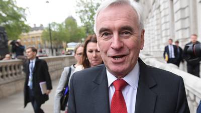 Tory battle to replace May threatens Labour talks on Brexit – McDonnell