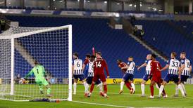 Mohamed Salah double sees Liverpool clip Brighton’s wings