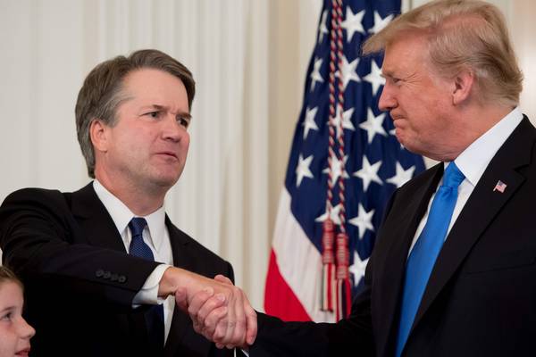 Trump gives Republican insider Brett Kavanaugh US supreme court position