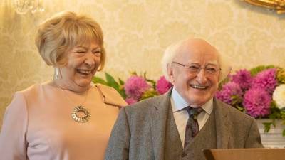 Sabina Higgins receiving treatment for breast cancer