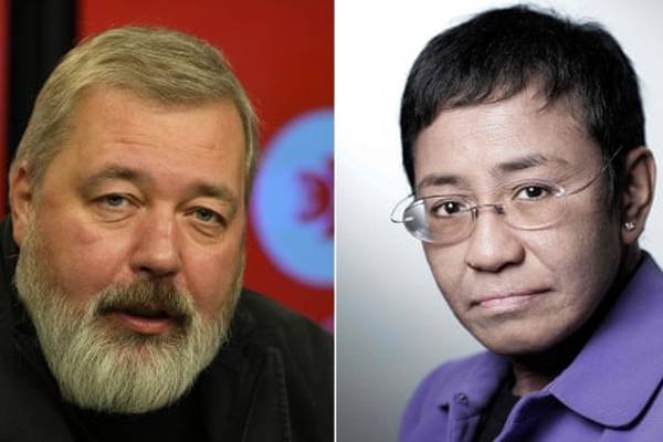 Two journalists will receive the Nobel Peace Prize on Friday. So what?