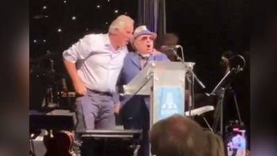 Ian Paisley apologises to Robin Swann over chant at Van Morrison gig