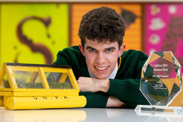 Kerry student wins SciFest 2019 with ocean ‘dead zone’ combatting filter