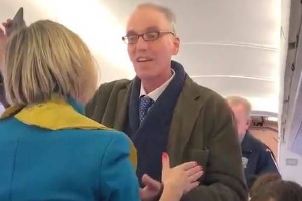 Climate protester removed from Aer Lingus flight to Dublin