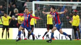 Crystal Palace grab two late goals to move out of bottom three