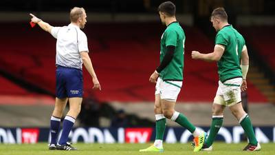 Peter O’Mahony to miss Ireland’s next three games following red card