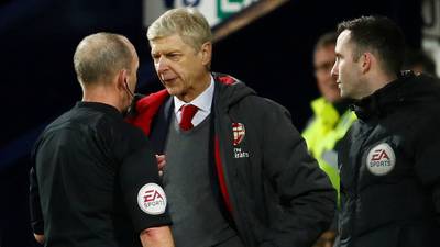 Wenger rails against ‘dark ages’ refereeing after clash with Dean