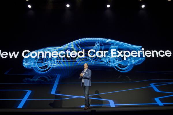 Samsung unveils driverless car parts, infotainment platform