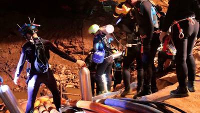 Thai cave rescue: Four boys freed from flooded cave