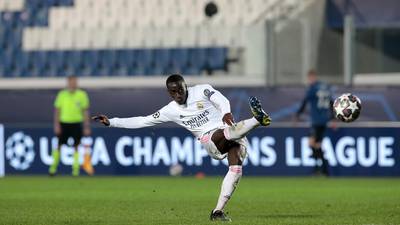 Ferland Mendy’s late stunner gives Real Madrid edge over 10-man Atalanta