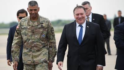 Pompeo says North Korea sanctions relief hinges on denuclearisation