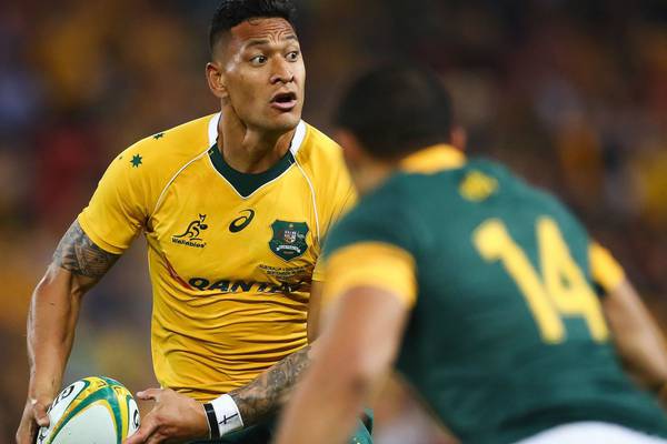 Rugby Australia to speak to Israel Folau over anti-gay post