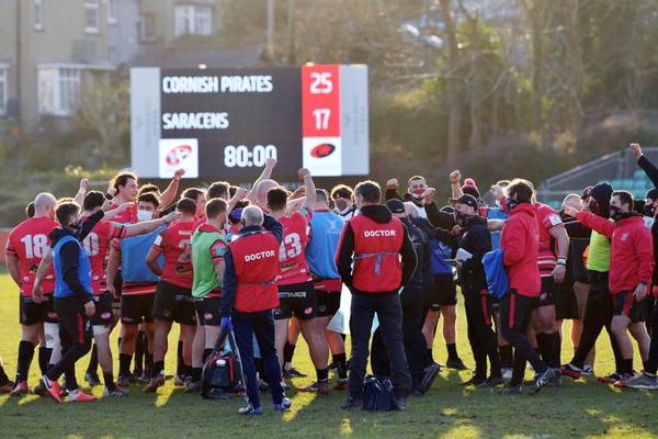 Saracens put to the sword by Cornish Pirates on tier two bow