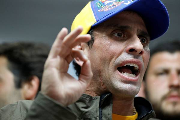 Venezuelan opposition leader says he is barred from office