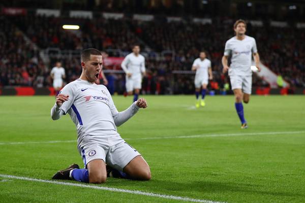 Eden Hazard strikes to punish Bournemouth