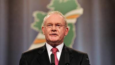 McGuinness criticises unionist Ministers in Northern Executive