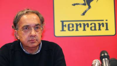 Fiat’s Marchionne moves into driving seat at Ferrari