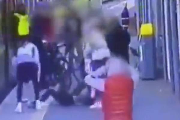Gardaí investigate after woman falls onto Dart train tracks
