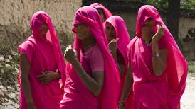 Pink power on parade with the Gulabi Gang