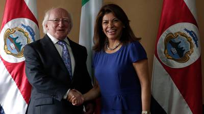 President praises Costa Rica for high number of women in office
