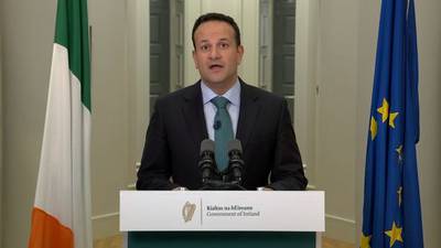 Varadkar admits he expected Ireland’s first lockdown to last only six weeks