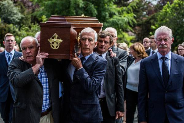 Stars of past and present pay respects to Dublin’s Anton O’Toole