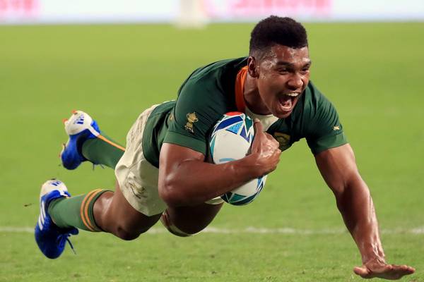 Springboks into quarter-finals after 10-try rout of Canada