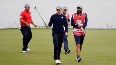 Foursomes round-up: Reed and Spieth set up whitewash