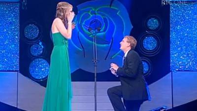 Gambel pays off as Molloy says yes to Rose of Tralee marriage proposal