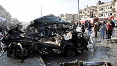 Dozens killed in car bomb blasts in Syrian city of Homs