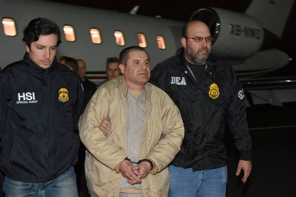 Drug lord ‘El Chapo’ pleads not guilty to trafficking charges in US