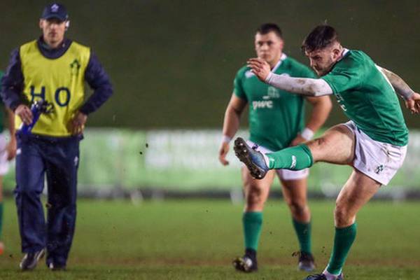 Ireland Under-20s have their own Grand Slam party to spoil