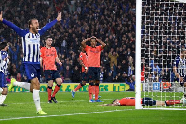 Brighton break Everton hearts to heap pressure on Silva