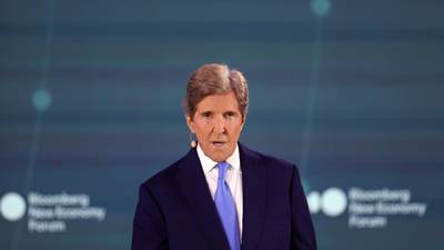 Re-election of Trump would not derail clean energy revolution, John Kerry says